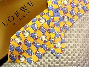 ♪36068C♪良品【本 柄】ロエベ【LOEWE】ネクタイ