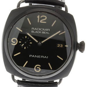 パネライ PANERAI PAM00505 ラジオミール コンポジット ブラックシール3デイズ スモールセコンド デイト 自動巻き メンズ _816755