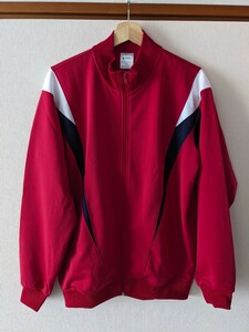 【新品未使用】学校ジャージ ジャージ 体操着 体操服 ジャケット ジップアップ 旭化成 ワイン 長袖 Mサイズ