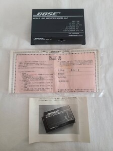 未使用品!!! BOSE Mobile Line amplifier MODEL LA-1 ボーズ モバイルラインアンプ