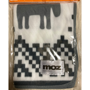 MOZ SUEDEN モズ スエーデン クリスマス あったかブランケット ブランケット Gray サイズ600-900㎜ フリース地 未使用 未開封