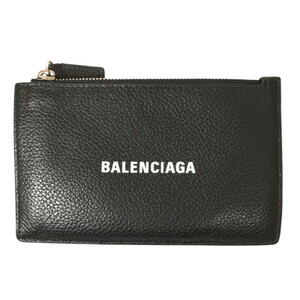 美品 BALENCIAGA バレンシアガ カード コインケース キャッシュ フラグメントケース ブラック 640535 1IZI3 1090