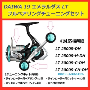 △ 送料込 DAIWA ダイワ 19 エメラルダス ダブルハンドル用 フルベアリング 　セット