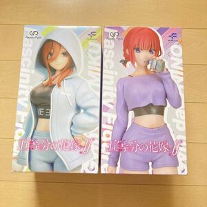 【未開封】五等分の花嫁∬ Fascinity Figure 二乃 三玖〜ジムデート〜＊2個セット プライズ フィギュア クレーンゲーム