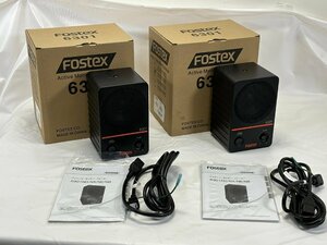 【美品】Fostex アクティブスピーカー　6301NE　ペア　純正箱付き　ほぼ未使用？