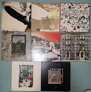 Led Zeppelin 帯なし国内盤レコード８タイトルまとめて (1st ~ 7th + ライヴ)