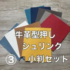 牛革型押し　シュリンク