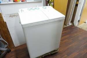 静岡県発　18年　パナソニック　2槽式　洗濯機　NA-W40G2　家庭用　100V　小型　4㎏　二槽式