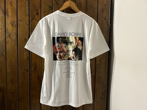 新品●デヴィッド・ボウイ　FOREVER　バックプリントTシャツ［L］●ポップ/プログレッシブ/グラム・ロック/DAVID BOWIE