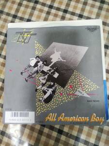 ◆T.V.葛城哲哉; 烏丸哲也/All American Boy/Bad News　中古EPレコード 45rpm 7inch