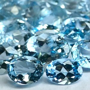 ≪天然アクアマリンおまとめ52.5ct≫o ルース 裸石 ジュエリー jewelry aquamarine ベリル w4B13