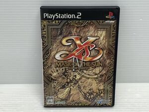 N424-241123-32 PS2 イースIV Mask of the Sun YS MASK OF THE SUN ソフト 【中古品】