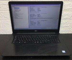 1円～ ■ジャンク DELL INSPIRON 5770 / 第8世代 / Core i5 8250U 1.60GHz / メモリ 8GB / HDD 1TB / 17.3型 / OS無し / BIOS起動可