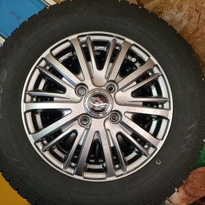 スタッドレスタイヤ ホイール4本 145/80R13 75Q