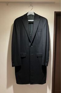 【極美品】RING JACKET カシミヤ シングルチェスターコート 黒 ブラック リングジャケット