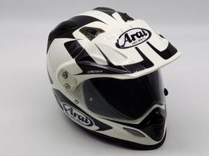 Arai アライ TOUR-CROSS3 EXPLORE ツアークロス3 エクスプローラ ブラック/ホワイト オフロードヘルメット Lサイズ