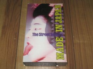 STREET SLIDERS ストリートスライダーズ MADE IN JAPAN ビデオ VHS HARRY 村越弘明 蘭丸 土屋公平 JAMES 市川洋二 鈴木将雄 ZUZU