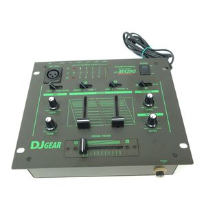 095 audio-technica オーディオテクニカ DJ GEAR AT-MX25G DISCO MIXER DJミキサー 本体のみ ※現状品