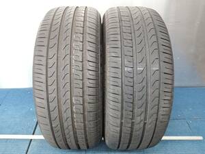 ★8-9分山★18年製★ ピレリCinturato P7 225/45R18 認証、ランフラットタイヤ　2本セット　E1116