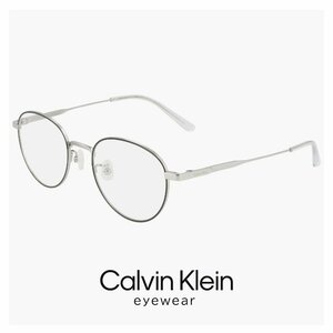 新品 メンズ カルバンクライン メガネ ck24108lb-045 48mm calvin klein 眼鏡 ラウンド ボストン 型 フルリム titanium チタン フレーム