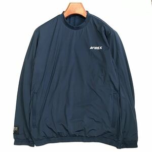 〓K196新品【メンズL】ネイビー アヴィレックス ゴルフ AVIREX GOLFスニードジャケット 防寒 人気モデル