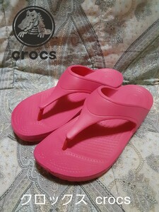 クロックス crocs レディースサンダル/w8/厚底