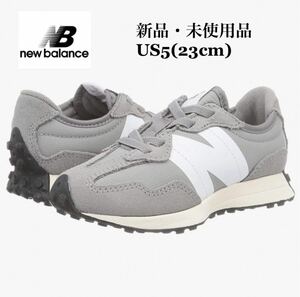 New Balance ニューバランス GS327 グレー レディース スニーカー ランニング US5