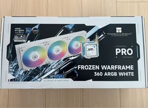 ほぼ新品 訳あり品 Thermalright サーマルライト　360mm 簡易水冷 CPUクーラー FROZEN WARFRAME 360 ARGB WHITE ※Intel LGA1700のみ対応　