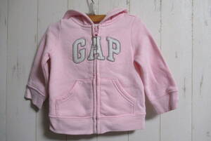 baby GAP★パーカー★７０★ピンク★コットン★美品