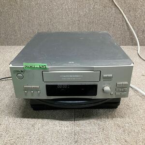 MYM11-647 激安 カセットデッキ SONY STEREO CASSETTE DECK TC-TX77 通電OK 中古現状品 ※3回再出品で処分