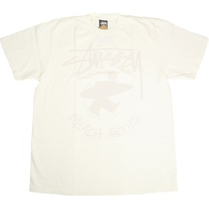 STUSSY ステューシー 24SS BEACH ROOTS TEE PIGMENT DYED NATURAL Tシャツ 白 Size 【XL】 【新古品・未使用品】 20800381