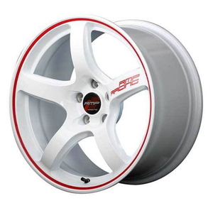 業販 TOYO PROXES Sport2 215/45R18 RMP RACING R50 ホワイト/リムレッドライン 18インチ 8.5J+45 5H-114.3 4本