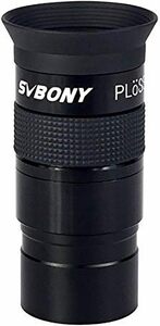 SVBONY 望遠鏡アイピース 31.7㎜ 接眼レンズ 天体望遠鏡アクセサリーPLアイピース ブラック 40ｍｍ