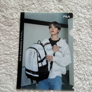 非売品 BTS×FILA フィラ BTS クリアファイル パクジミン　 防弾少年団 バンタン ノベルティクリアファイル