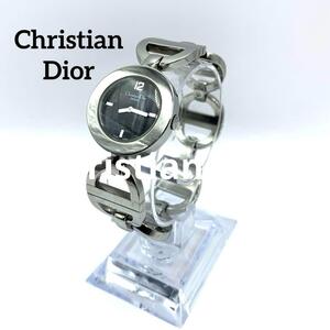 【Christian Dior クリスチャンディオール】腕時計 クォーツ マリス ラウンドフェイス CD022110 文字盤ブラック