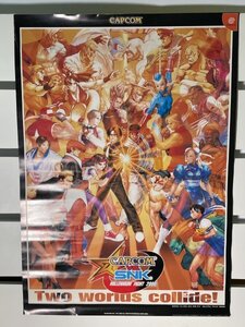 【中古・現状品】 ポスター B2 CAPCOM vs SNK MILLENNIUM FIGHT 2000 カプコン アーケード ZA1A-S80-11E5