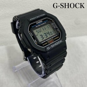 ジーショック DW-5600E クォーツ ラバー スクエア 腕時計 腕時計 - 黒 / ブラック ロゴ、文字