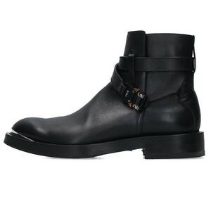 ディオール DIOR EVIDENCE BOOTS JODHPUR BUCKLE サイズ:42 ジョッパーバックルブーツ 中古 SS13