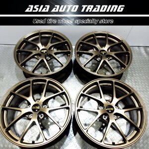 ほぼ新品 BBS RI-A 019 18インチ 7.5J+48 PCD114.3-5穴 FORGED 鍛造 1ピース 新色 MBZ マットブロンズ マツダ3 アクセラ CX-30 CX-5 他