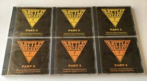 業者向け★DJ HARA (CD) BATTLE BREAKS PART 2 PART 3　新古未開封 6枚セット