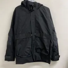 adidas マウンテンパーカー M 黒　サ49