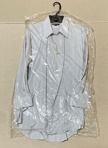 ワイシャツ グレー 長袖シャツ アクアスキュータム 42-78 / 中古 クリーニング済 ハンガーは無し Aquascutum