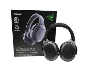 Razer (レイザー) Barracuda Pro ワイヤレスゲーミングヘッドセット R204-03780100 ブラック グリーン 家電/025