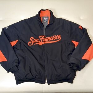 サンフランシスコジャイアンツ マジェスティック 中綿ジャケット L スタジャン Majestic San Francisco Giants