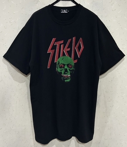 ＊ヒステリックグラマー HYSTERIC GLAMOUR×tie-lo DEATH SONG 野口強 半袖Tシャツ トップス M　　　　　　　　　　BJBD.D