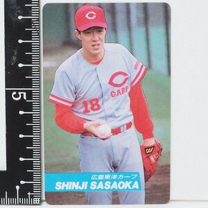 92年 カルビー プロ野球カード No.58【佐々岡 真司 投手 広島東洋カープ】平成4年 1992年 当時物 Calbeeおまけ食玩BASEBALL【中古】