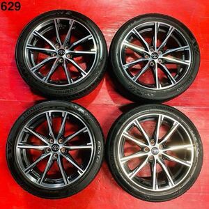 トヨタ SUBARU 純正 17×7J PCD 100 H5・KUMHO ECSTA PS31 215/45ZR18 外国産 2024年式 パンク修理なし 汚れあり 4本セット