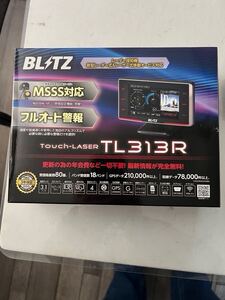 BLITZ TL313R MSSS対応　レーダー探知機 無線LAN更新カード付　液晶保護フィルム付　中古品