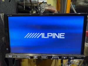 1円スタート売切り　ALPINE アルパイン　VIE-X08 HDDナビ　地デジフルセグ内蔵　CD DVD再生OK Bluetooth 