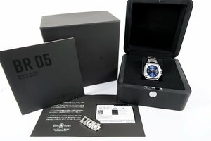 【超美品】ベル&ロス BELL&ROSS 腕時計 BR05 1100589 ブルースチール 自動巻き【OC99】